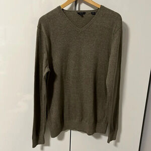 GUESS Men’s V-Neck Sweater Cotton, Size XL